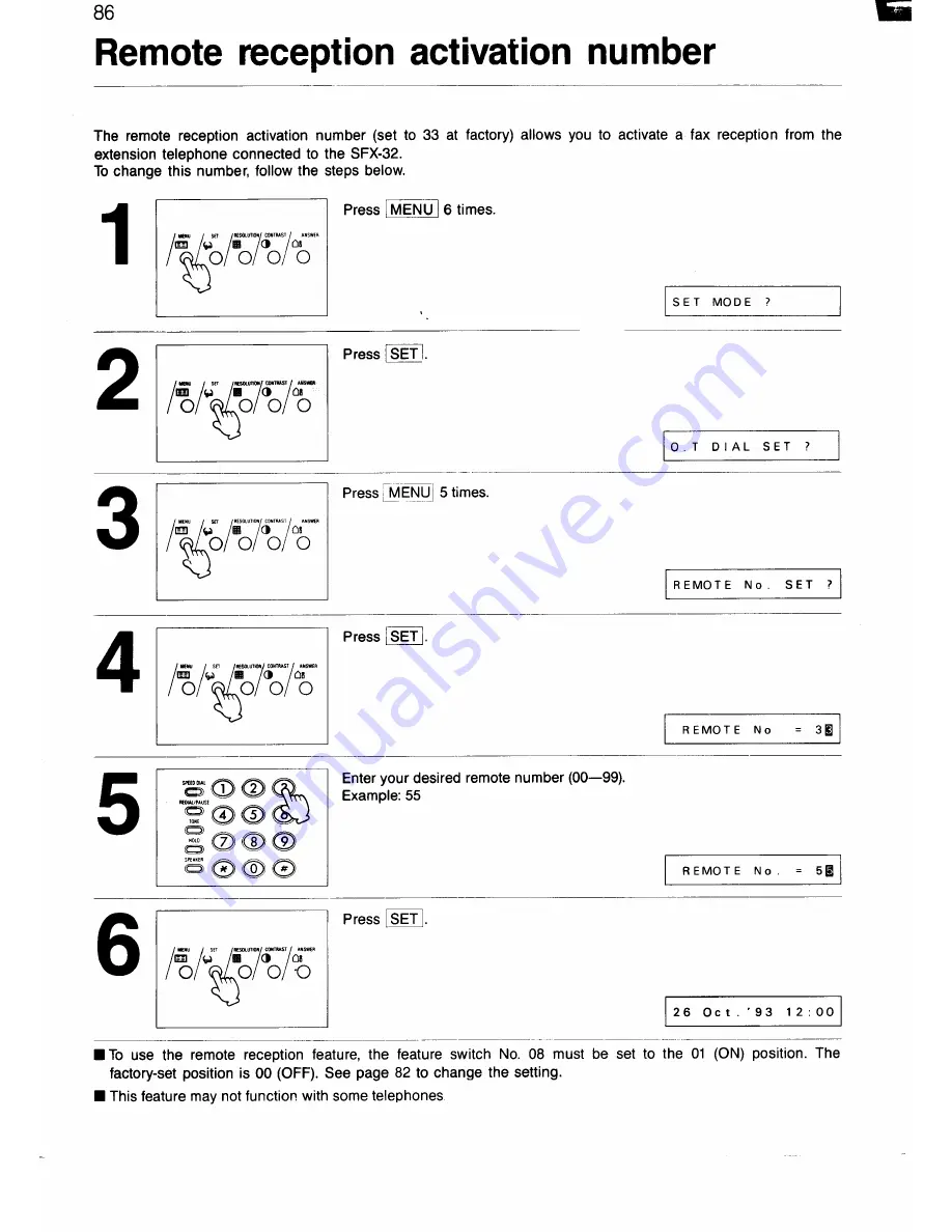 Sanyo SFX-32 Instruction Manual Download Page 87