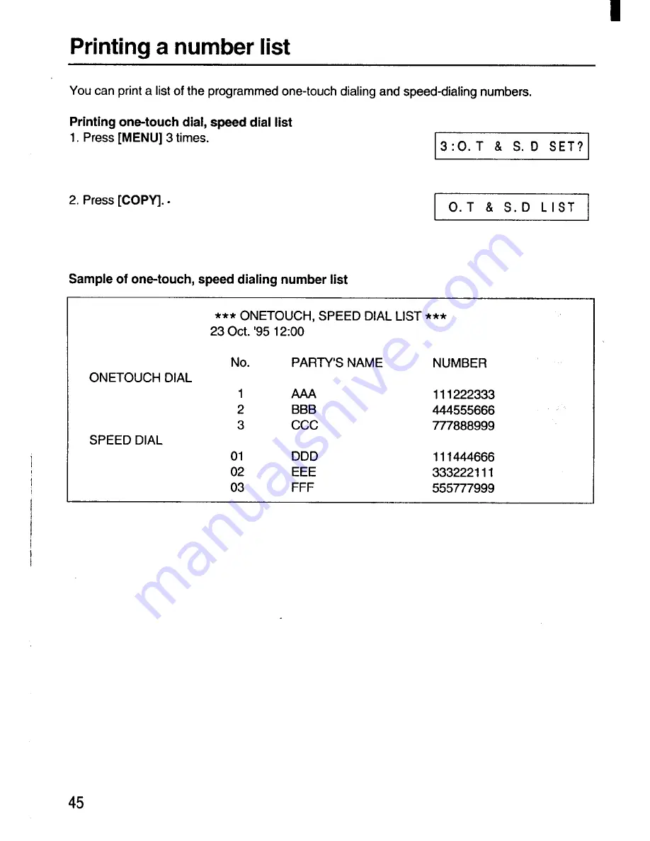 Sanyo SFX-33 Instruction Manual Download Page 46