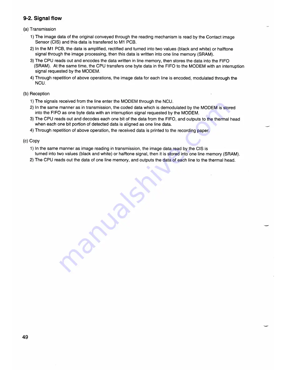 Sanyo SFX-33 Service Manual Download Page 49