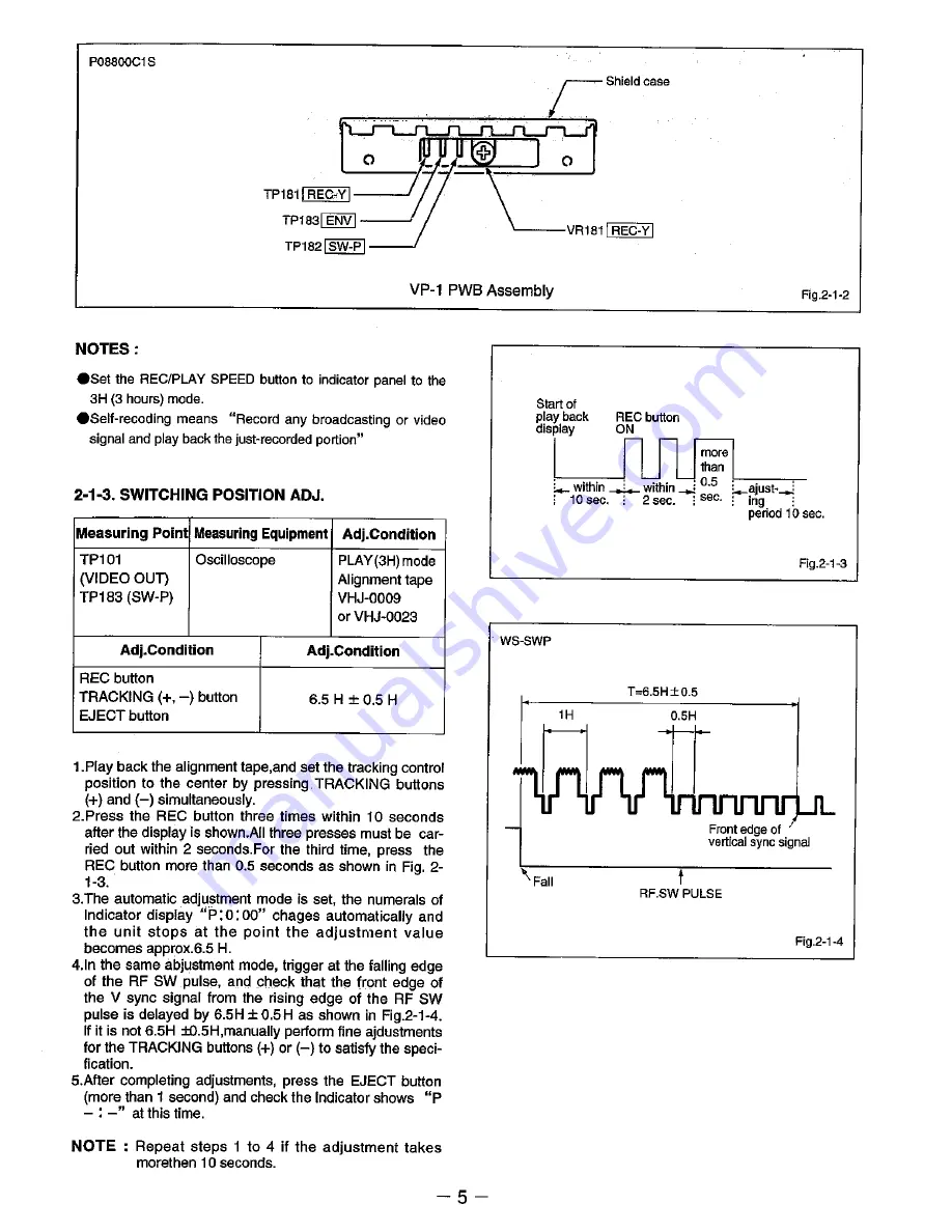 Sanyo SRT-600P Service Manual Download Page 6