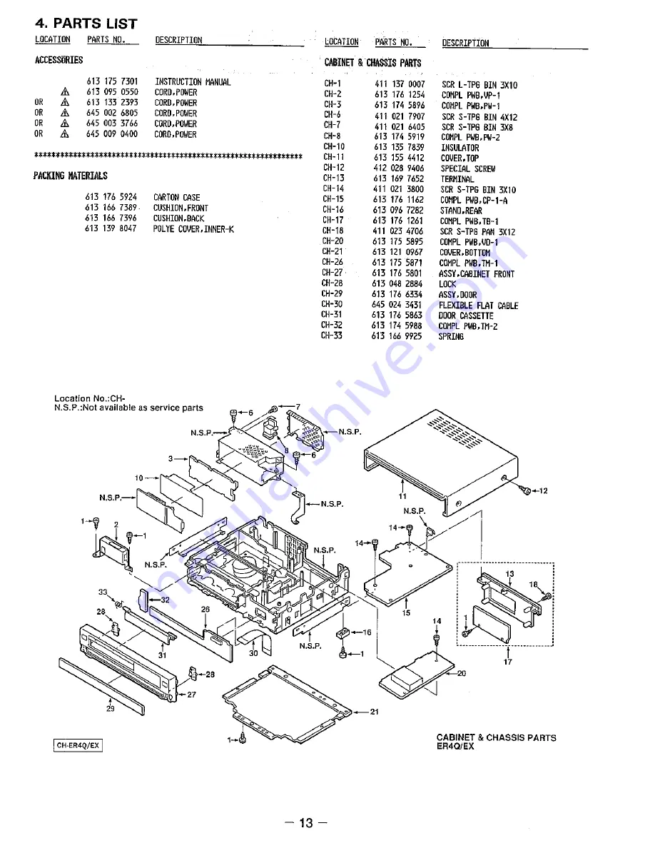 Sanyo SRT-600P Service Manual Download Page 14