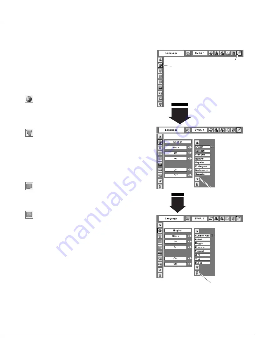 Sanyo Think GAIA PLC-XE45 Скачать руководство пользователя страница 41