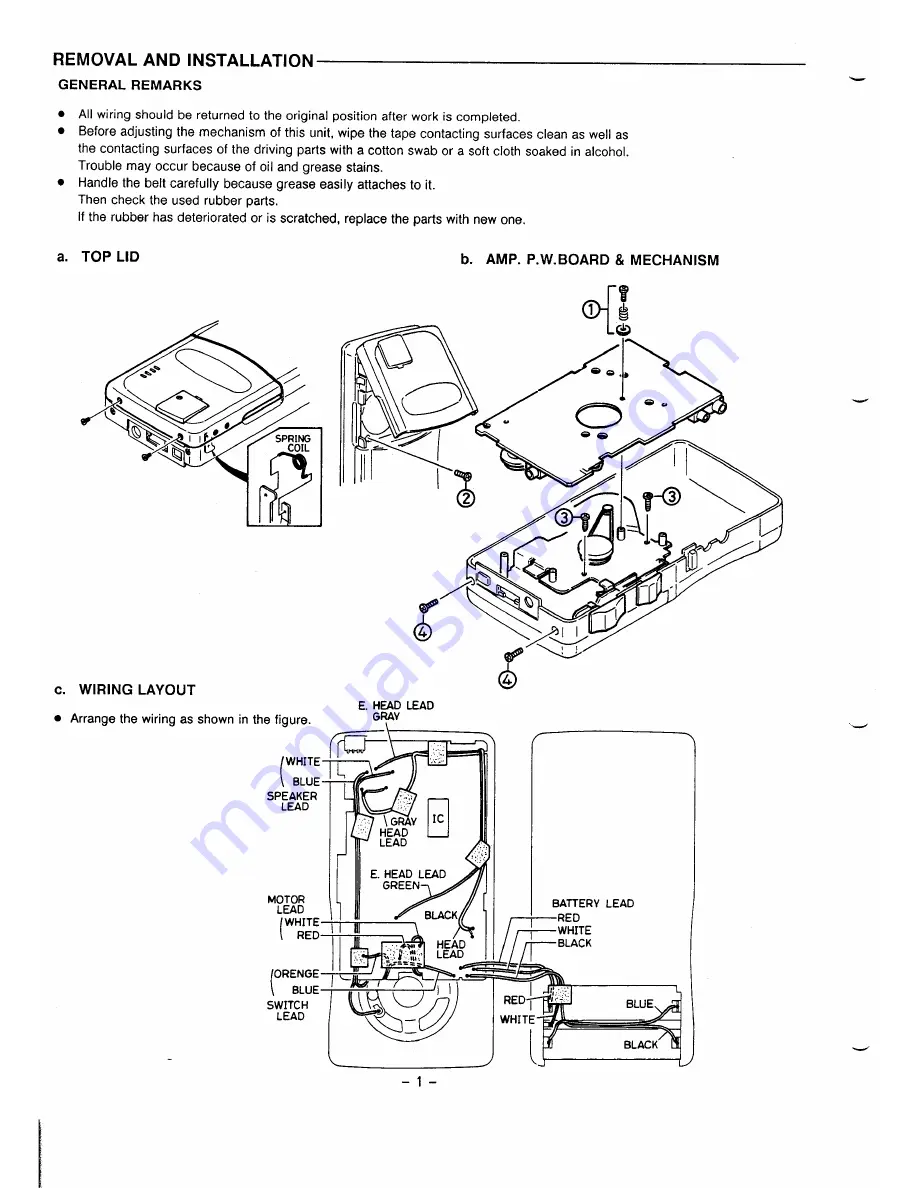 Sanyo TRC-3690 XE Service Manual Download Page 2