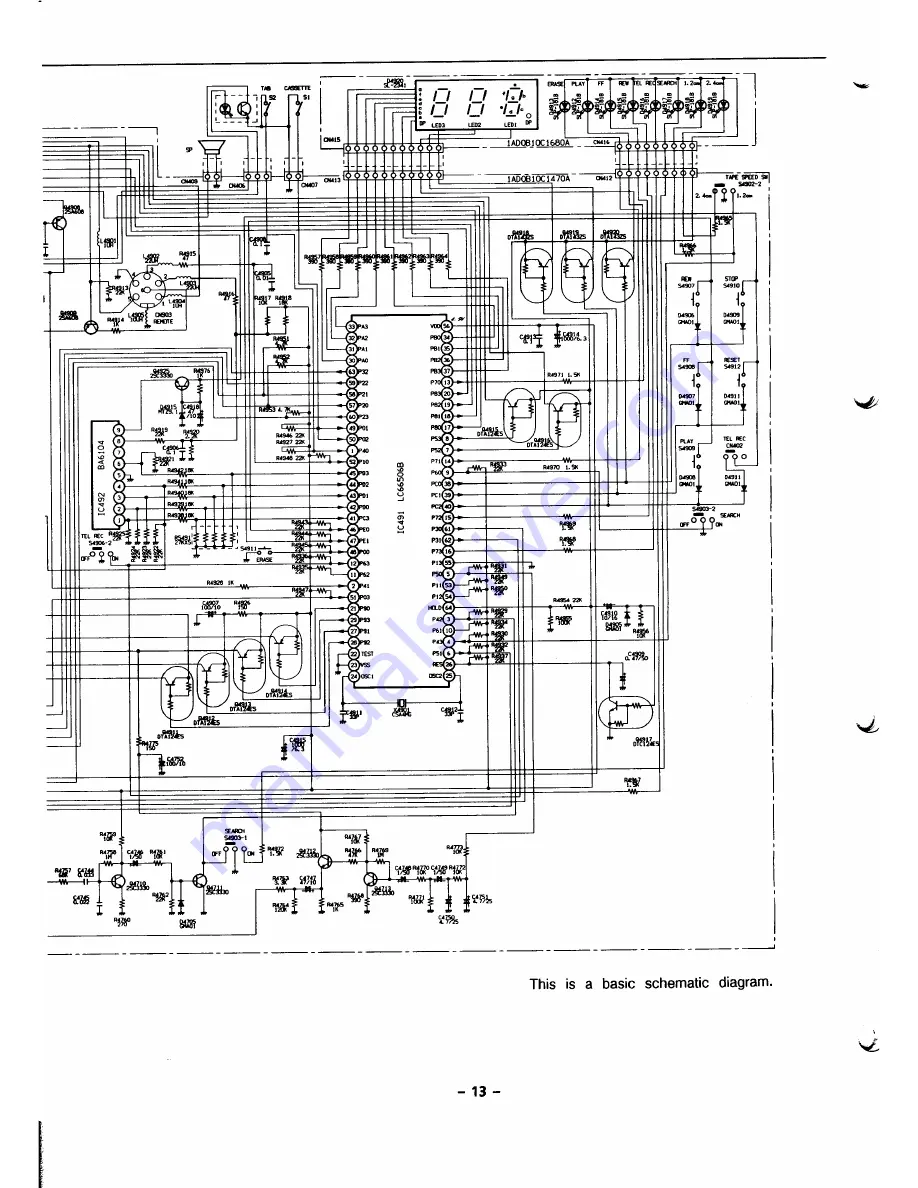 Sanyo TRC-6300 Service Manual Download Page 14