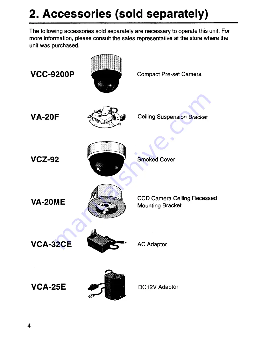 Sanyo VAC-900 Скачать руководство пользователя страница 6