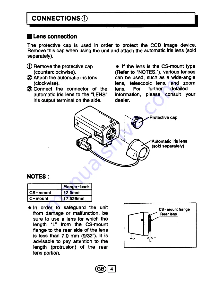 Sanyo VCB-3512P Instruction Manual Download Page 5