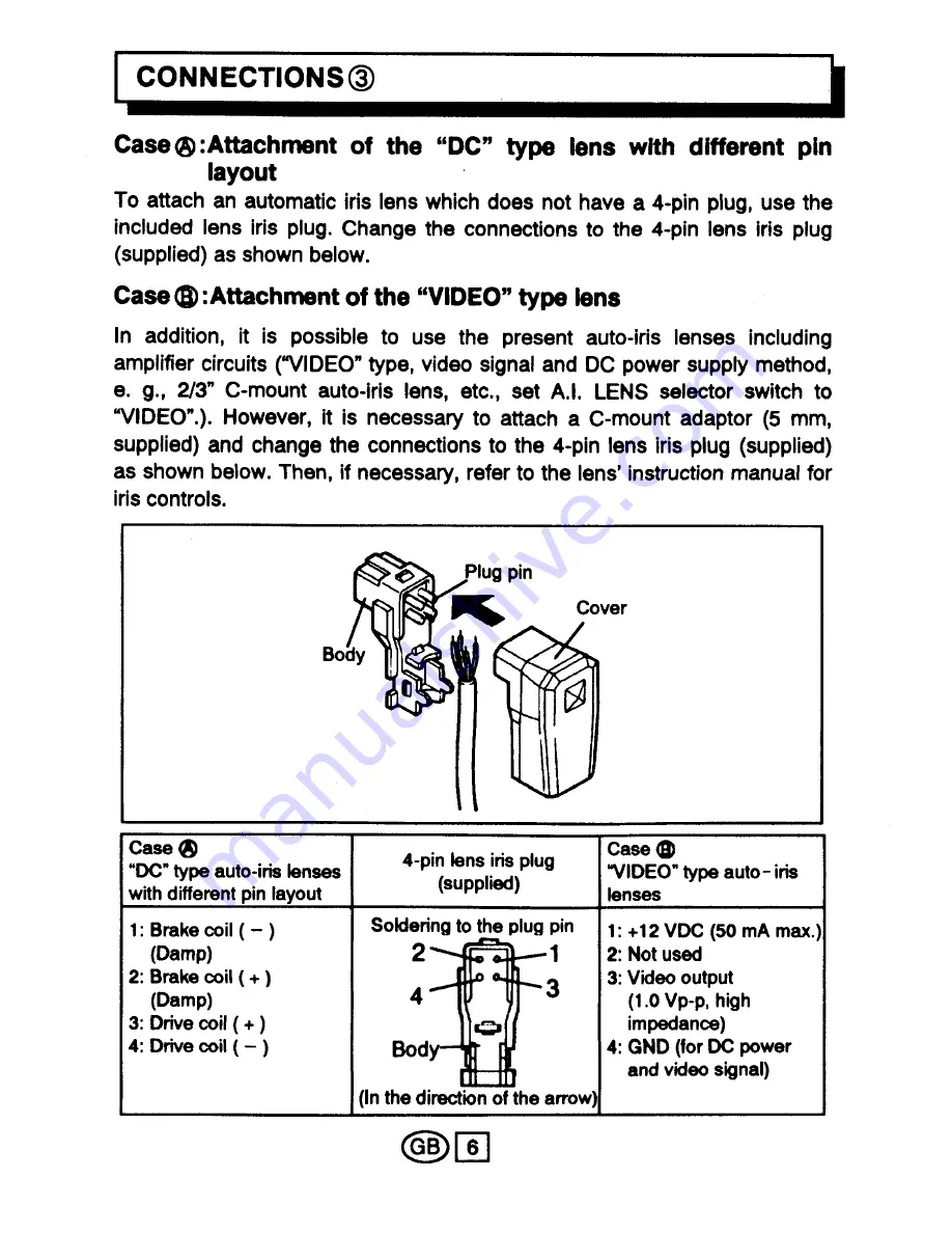 Sanyo VCB-3512P Скачать руководство пользователя страница 7