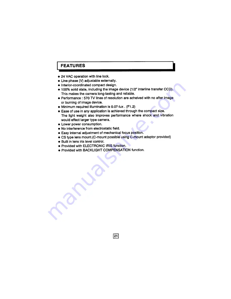 Sanyo VCB-3524 Instruction Manual Download Page 22