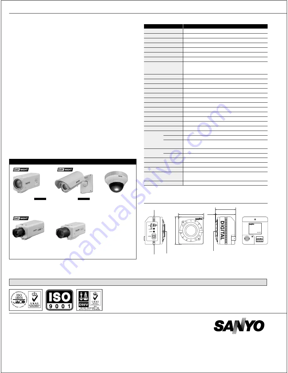 Sanyo VCC-5884E - 1/3