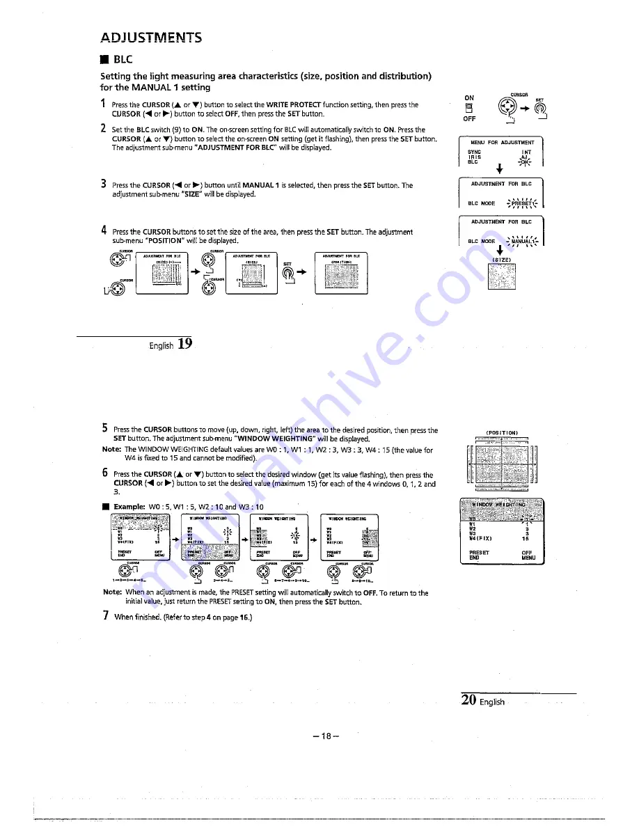 Sanyo VCC-5974P Скачать руководство пользователя страница 18