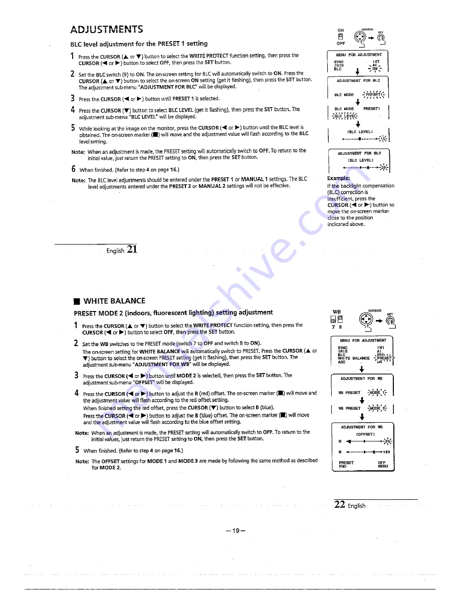 Sanyo VCC-5974P Service Manual Download Page 19