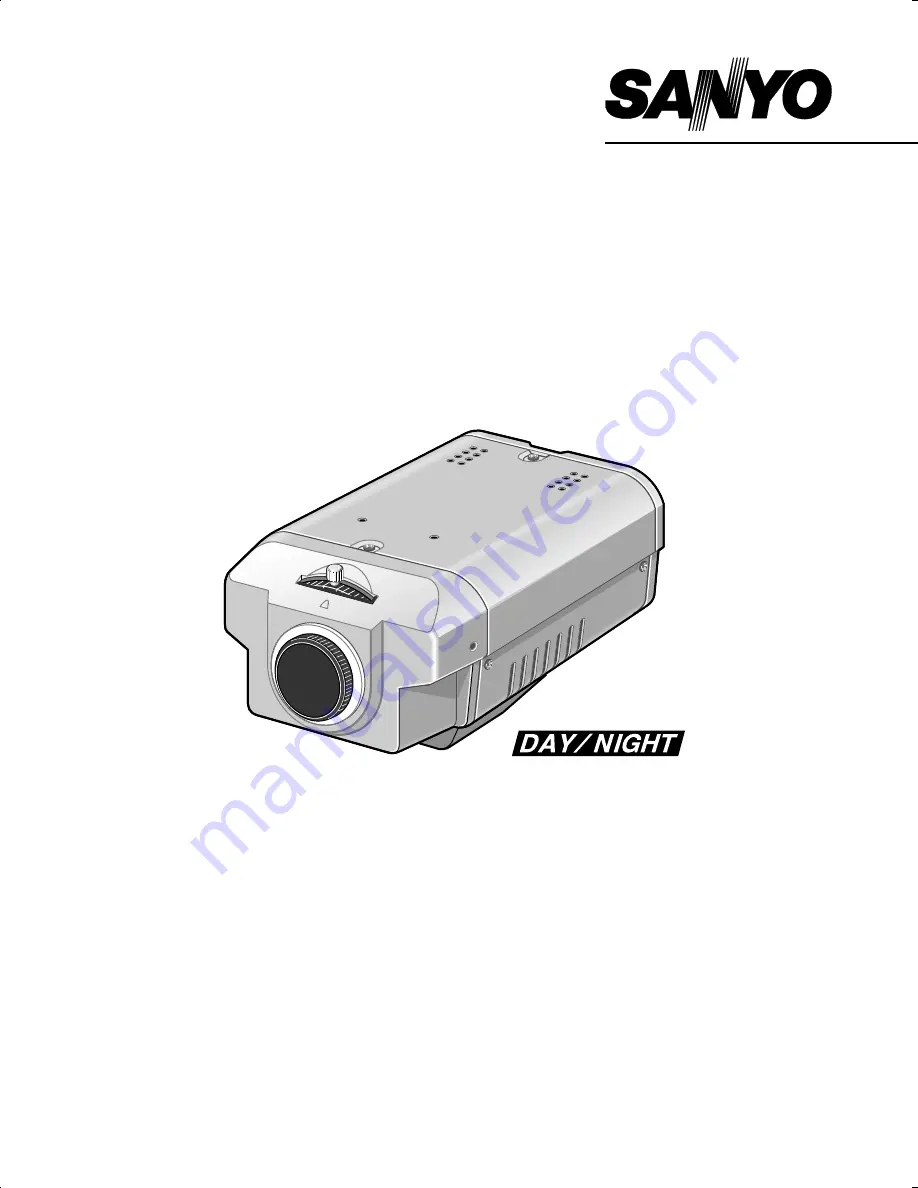 Sanyo VCC-WB2000P Instruction Manual Download Page 1