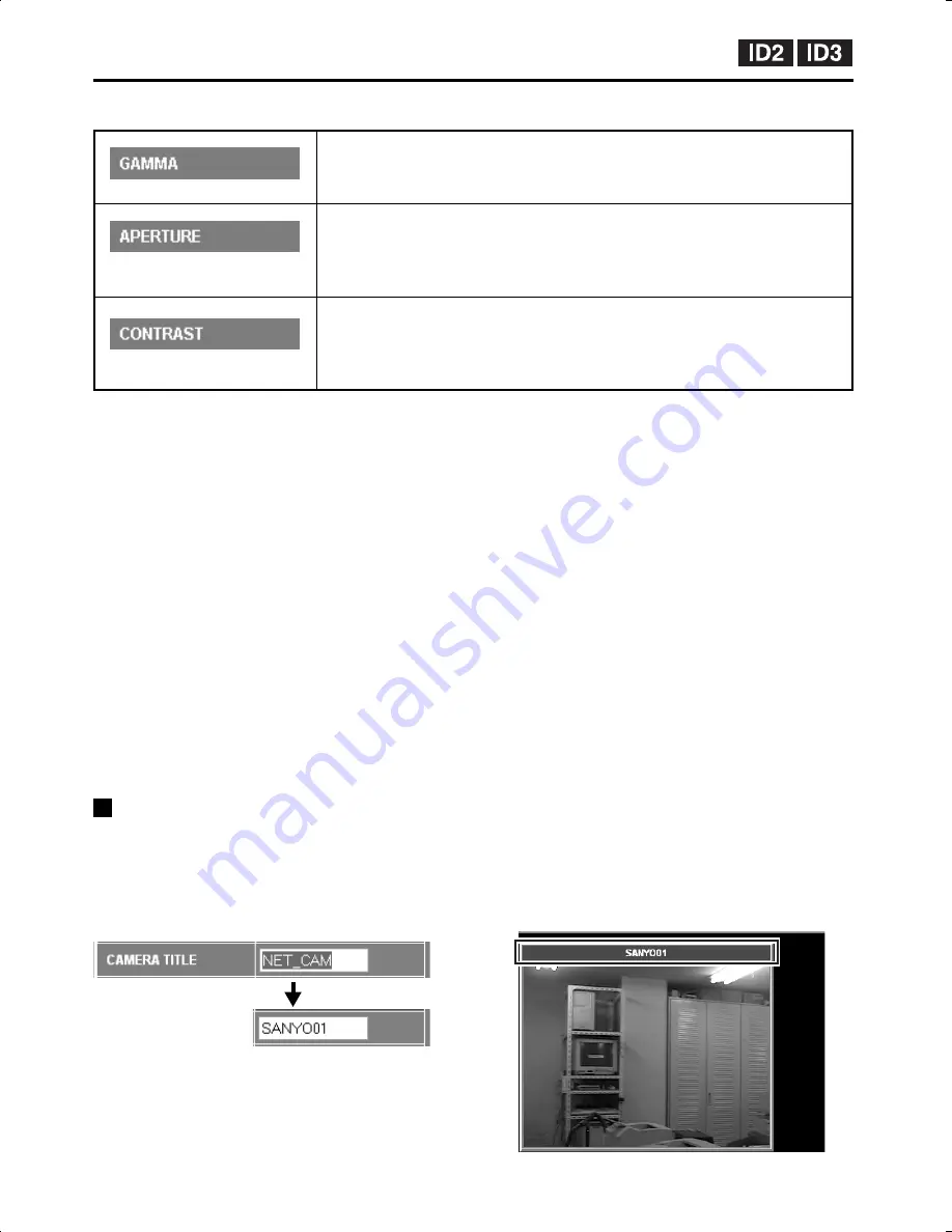 Sanyo VCC-WB2000P Instruction Manual Download Page 31