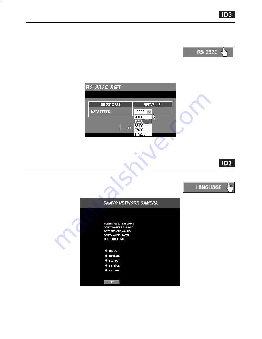 Sanyo VCC-WB2000P Instruction Manual Download Page 68