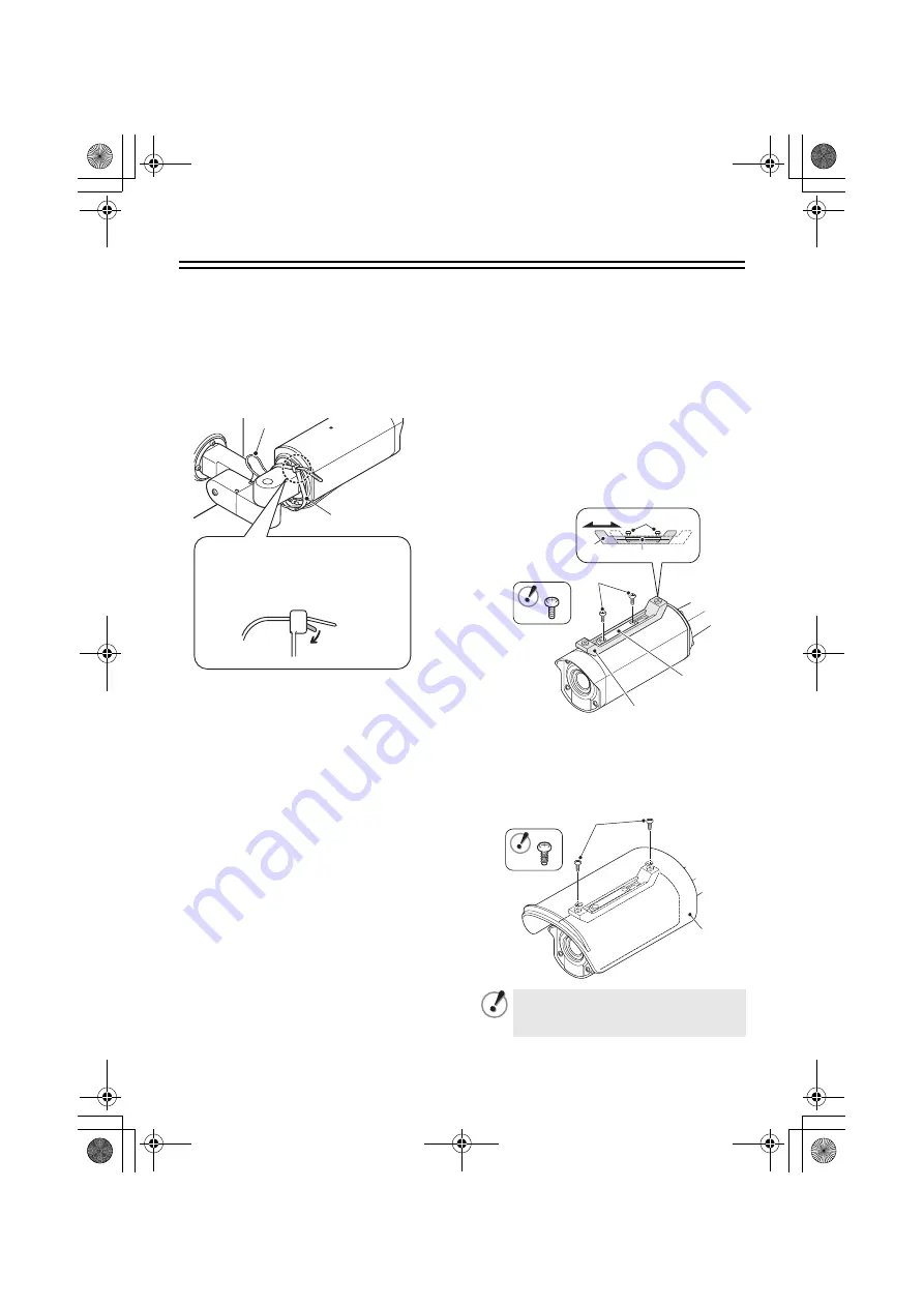 Sanyo VCC-XZ600 Installation Manual Download Page 5