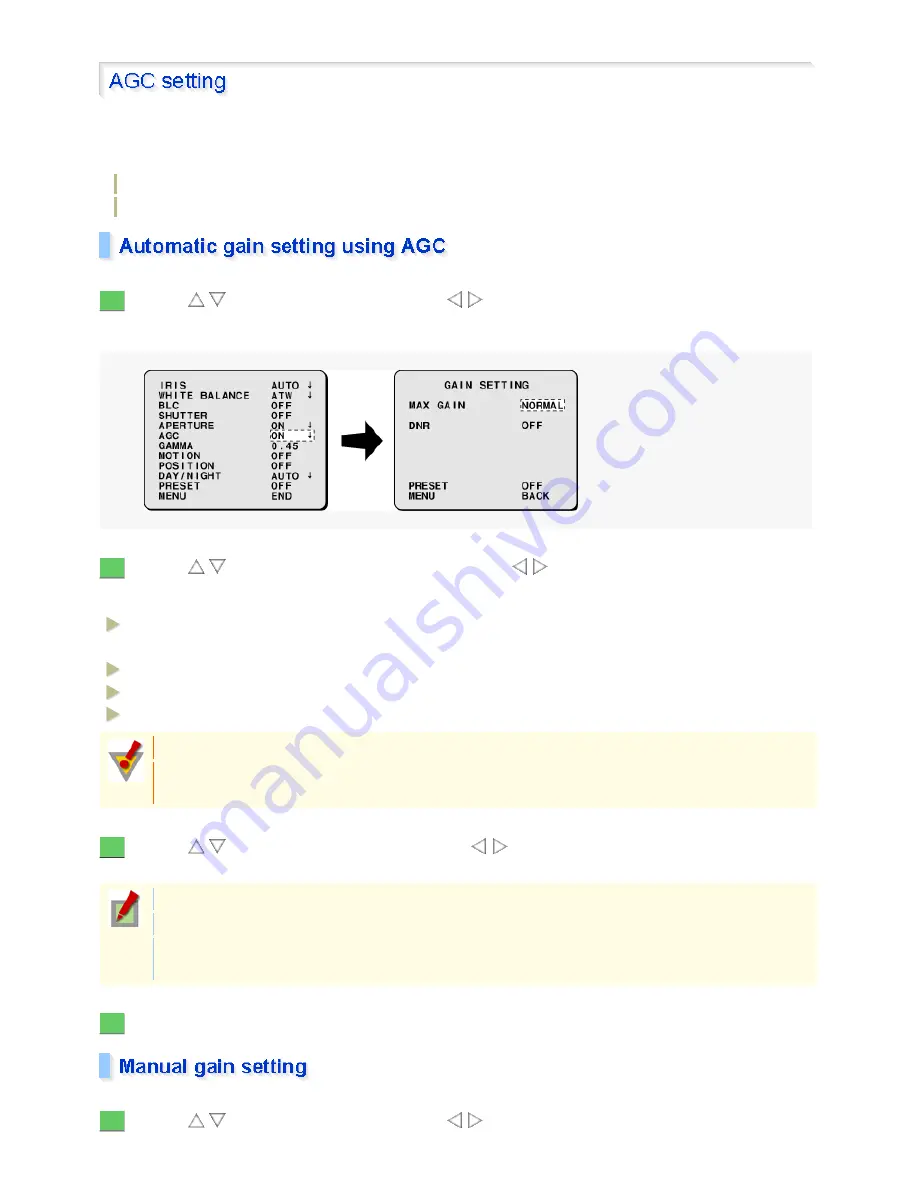 Sanyo VCC-XZ600P Instruction Manual Download Page 30