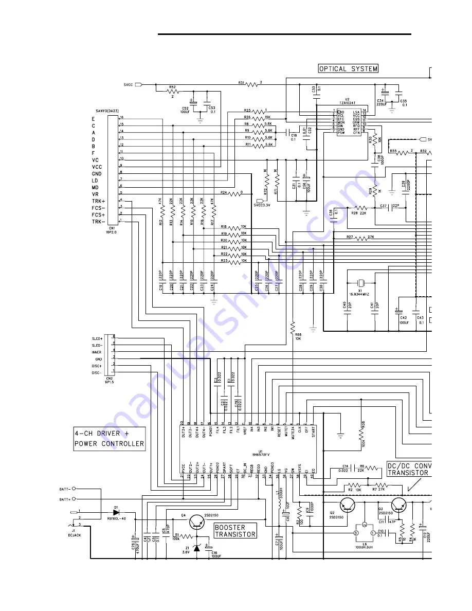 Sanyo VCD-X220 Service Manual Download Page 14