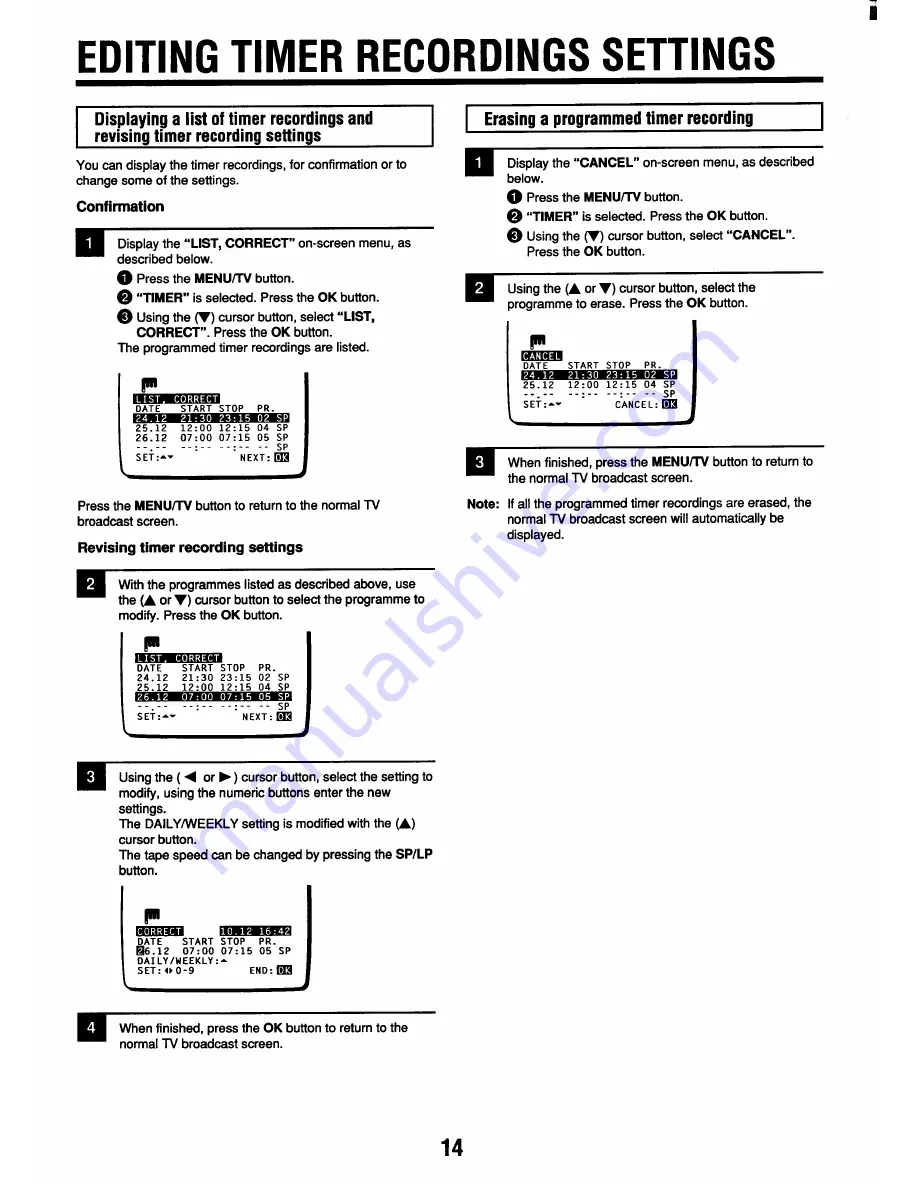 Sanyo VHR-390 Instruction Manual Download Page 15