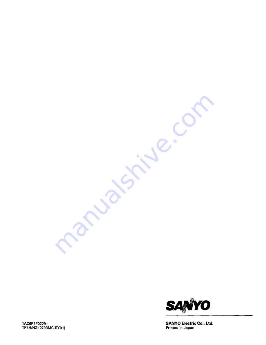 Sanyo VHR-390 Instruction Manual Download Page 24