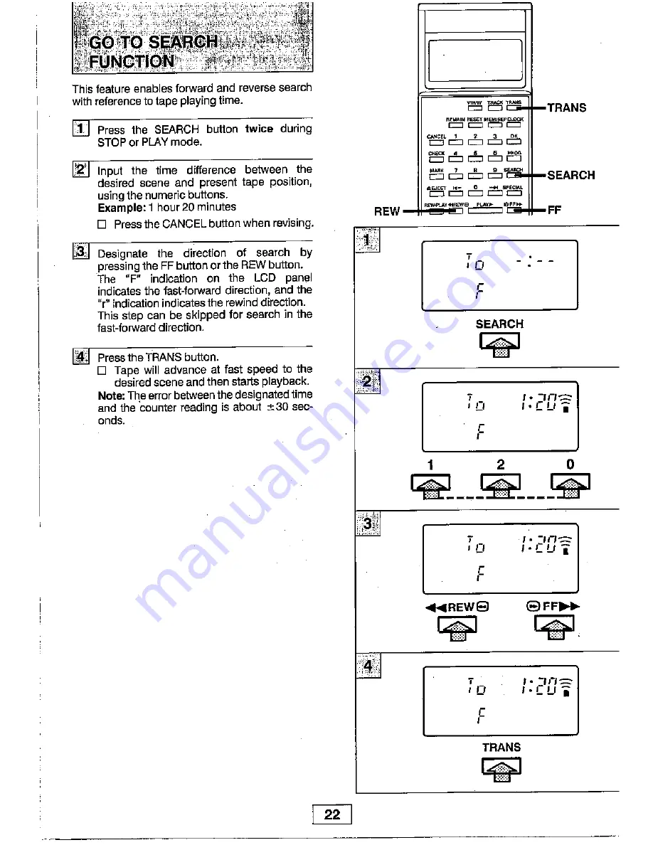 Sanyo VHR-5300 Instruction Manual Download Page 23