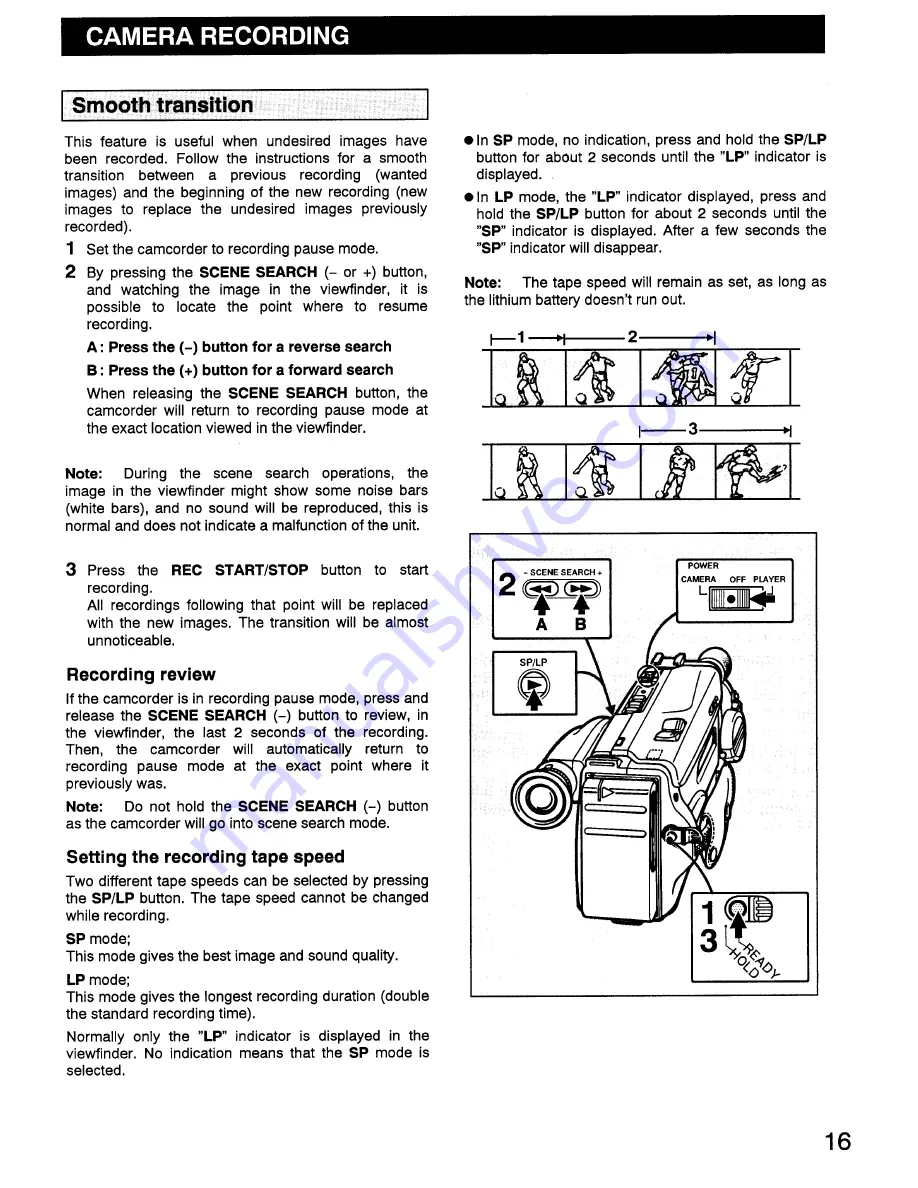 Sanyo VM-RZ1P Instruction Manual Download Page 17