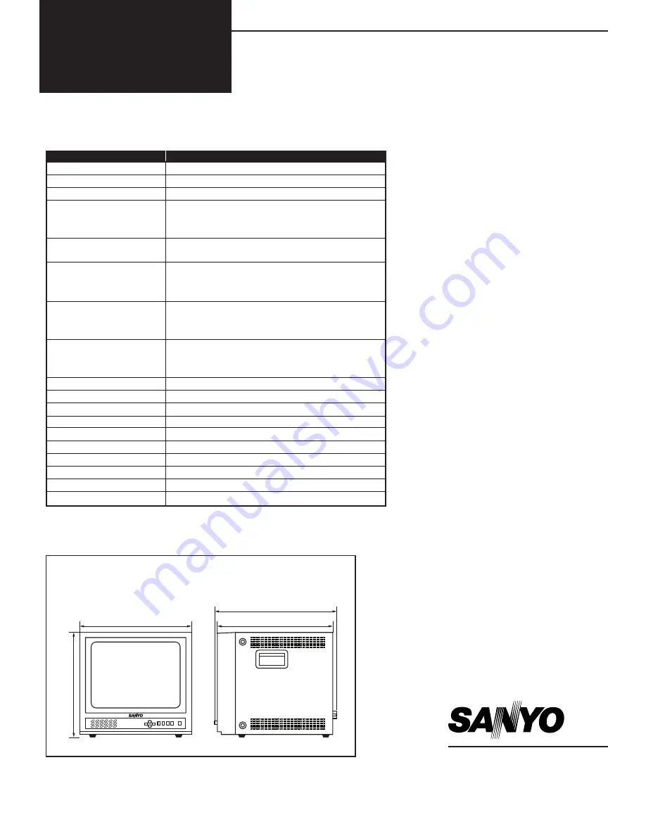 Sanyo VMC-8614F - 14