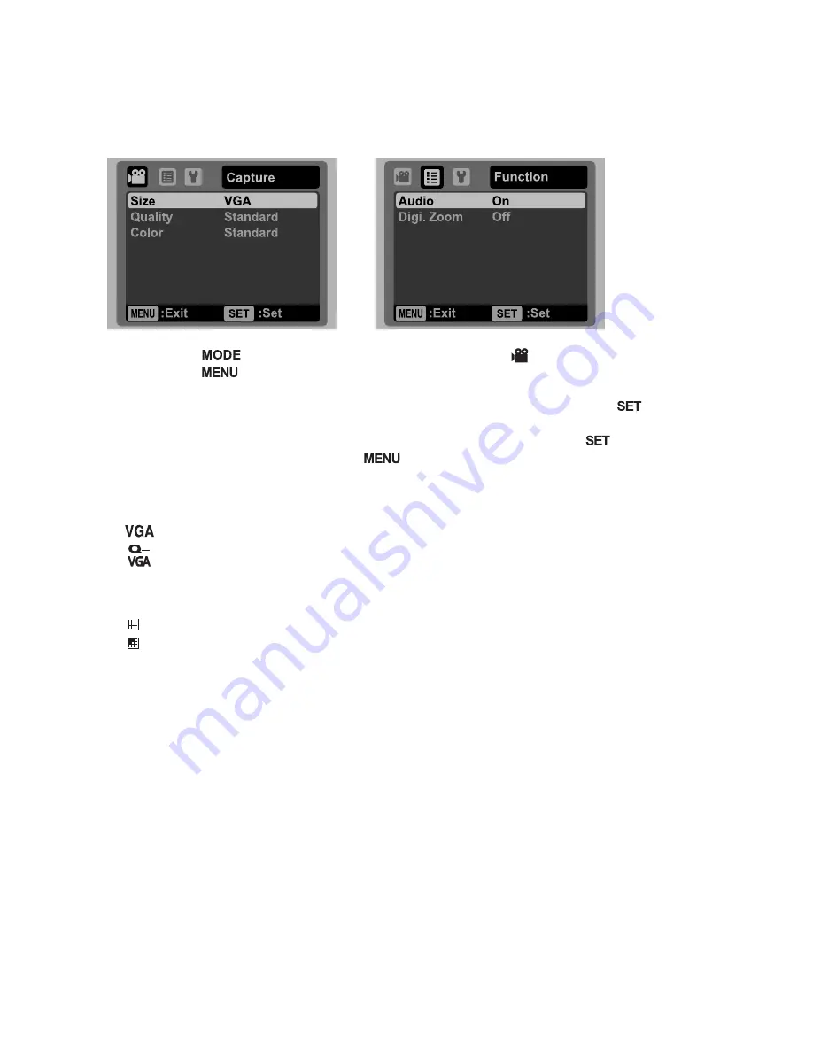 Sanyo VPC-S1285 Instruction Manual Download Page 34