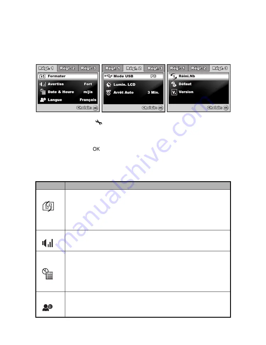 Sanyo VPC-S500 - 5-Megapixel Digital Camera (French) Manuel D'Instructions Download Page 58