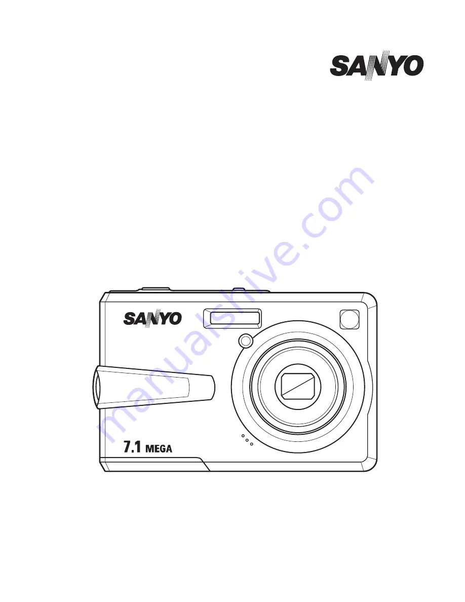 Sanyo VPC-S770 - 7.1-Megapixel Digital Camera Manuel D'Instructions Download Page 1