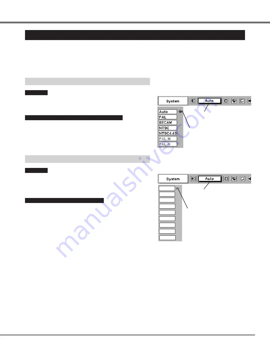 Sanyo WF10 - PLV WXGA LCD Projector Owner'S Manual Download Page 35