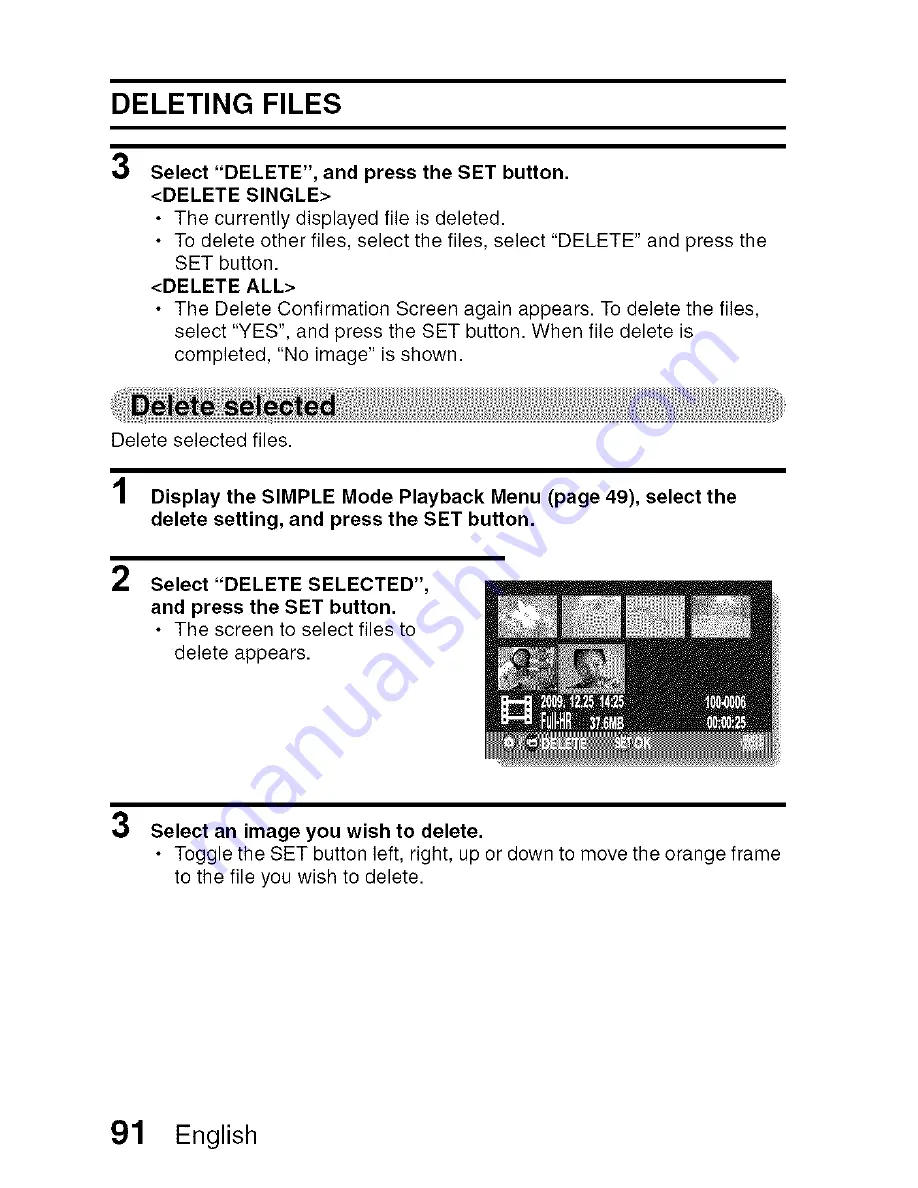 Sanyo Xacti HD VPC-HD2000EX Instruction Manual Download Page 112