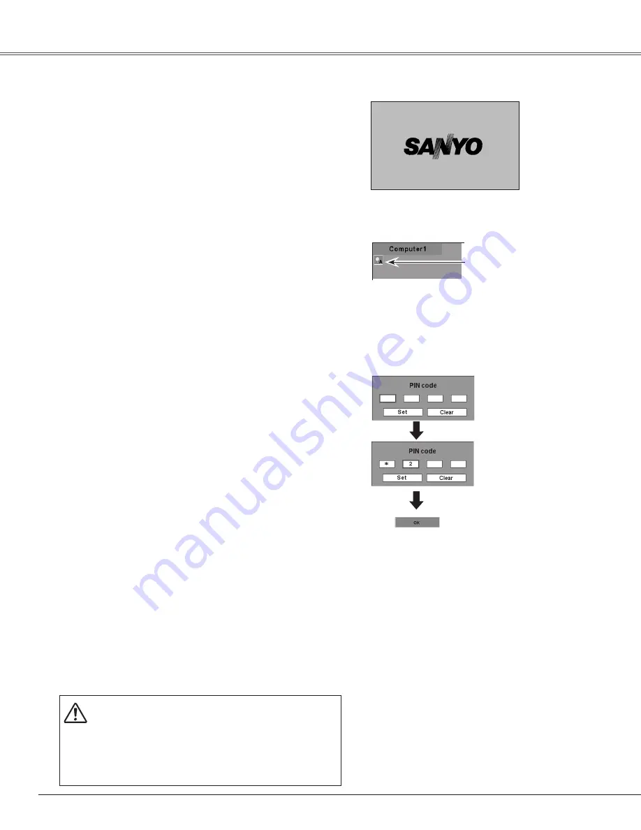 Sanyo XGA ULTRA SHORT-THROW PLC-XL51 Скачать руководство пользователя страница 20