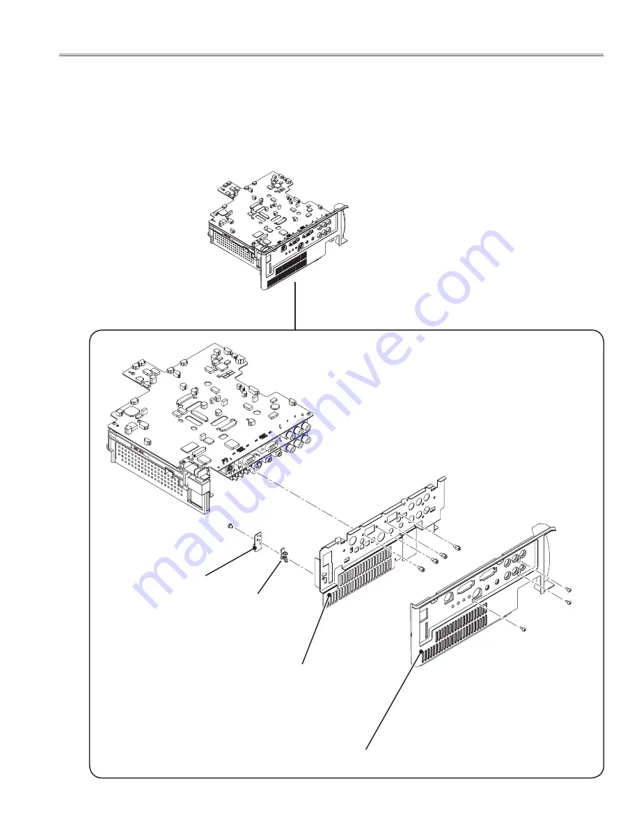 Sanyo XGA ULTRA SHORT-THROW PLC-XL51 Service Manual Download Page 25