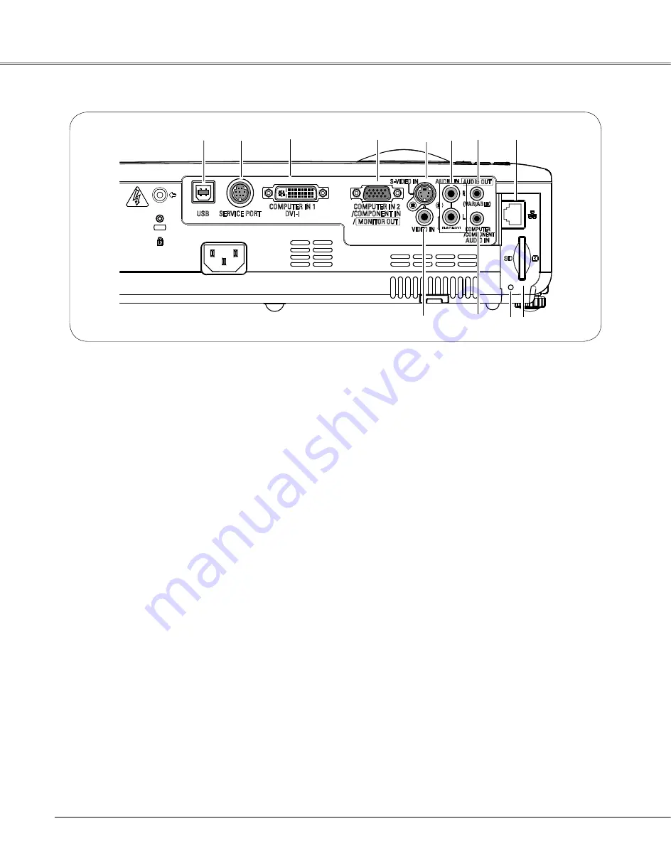 Sanyo XU88 - PLC XGA LCD Projector Owner'S Manual Download Page 10