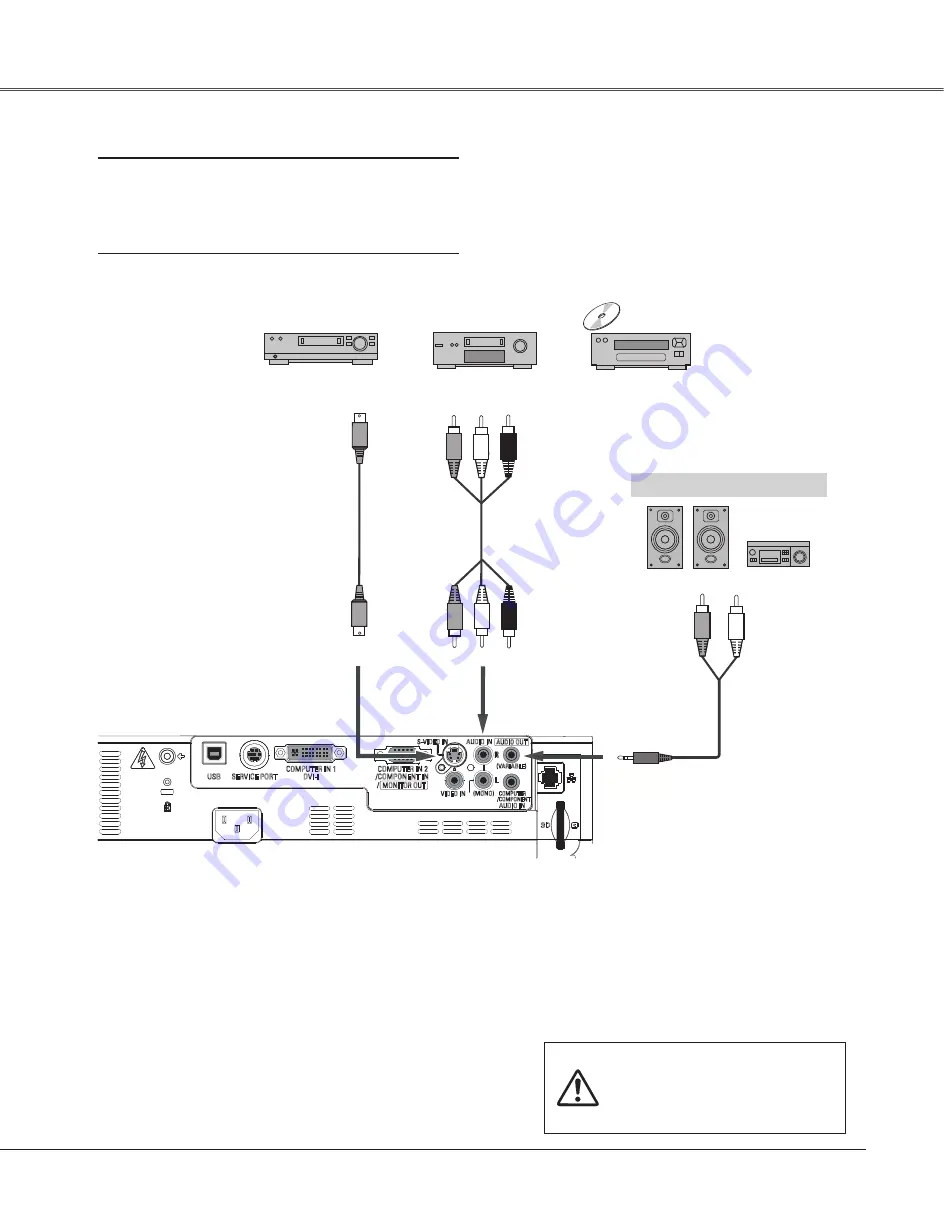 Sanyo XU88 - PLC XGA LCD Projector Owner'S Manual Download Page 19