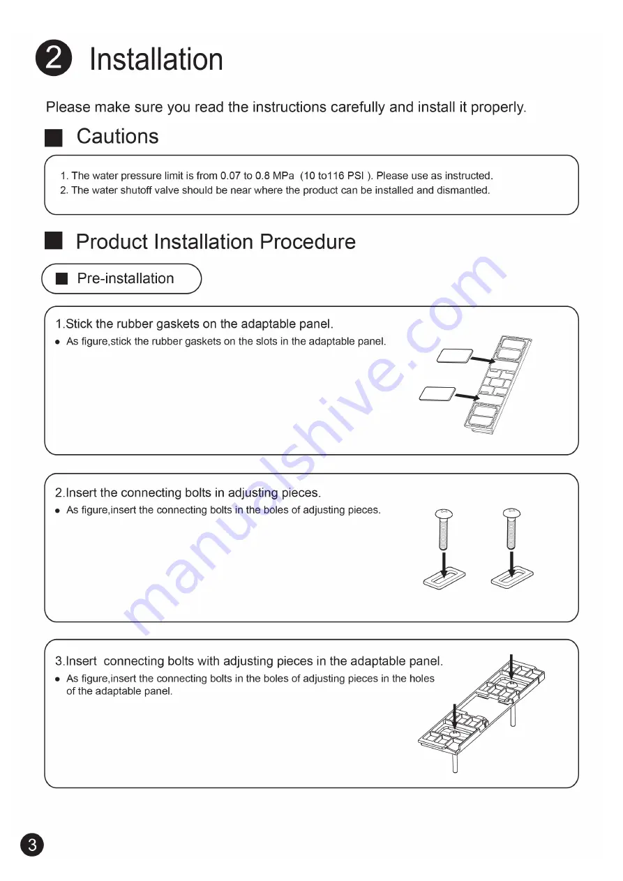 Sapho LB402 Installation And User Manual Download Page 15