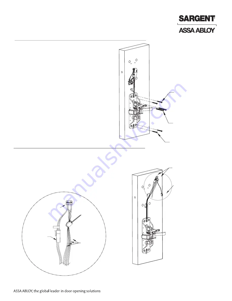 Sargent P2 PASSPORT 1000 Installation Instructions Manual Download Page 10