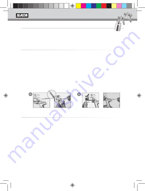 SATA SATAjet 1000 K HVLP Operating Instructions Manual Download Page 74