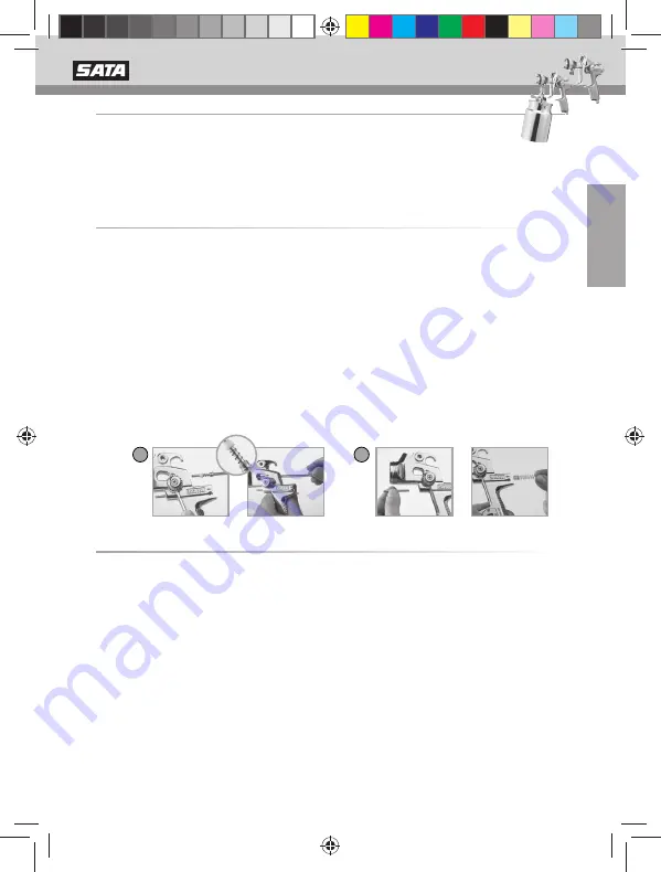 SATA SATAjet 1000 K HVLP Operating Instructions Manual Download Page 107