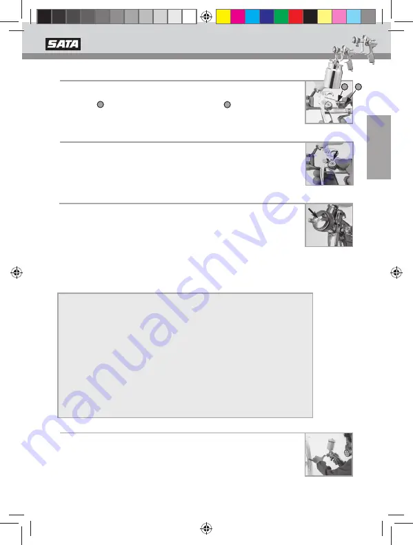 SATA SATAjet 1000 K HVLP Operating Instructions Manual Download Page 117