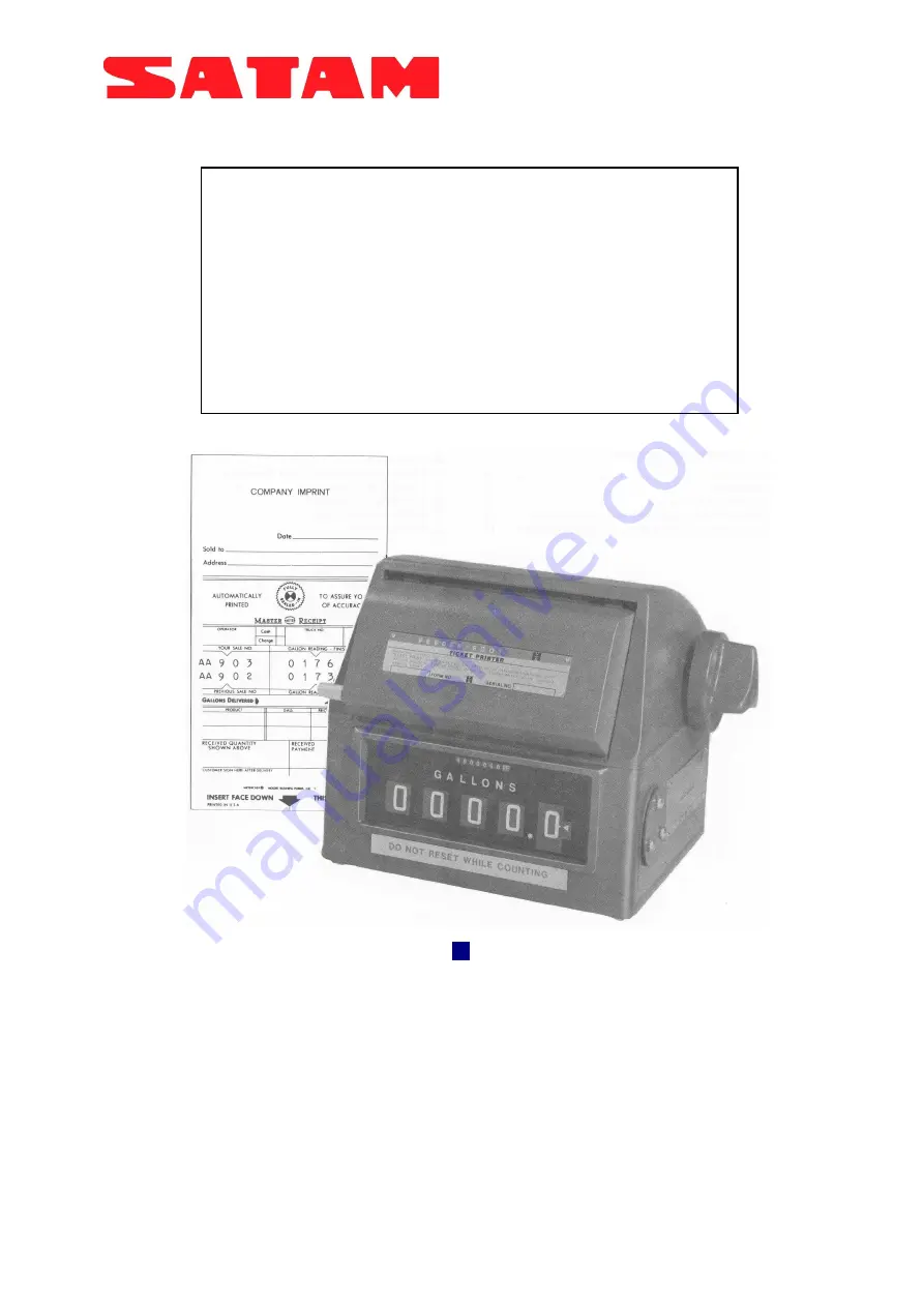 SATAM 7888 Series Description, Installation, Operations And Maintenance Manual Download Page 1