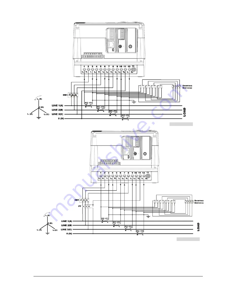 Satec expertmeter EM720 Installation Manual Download Page 13