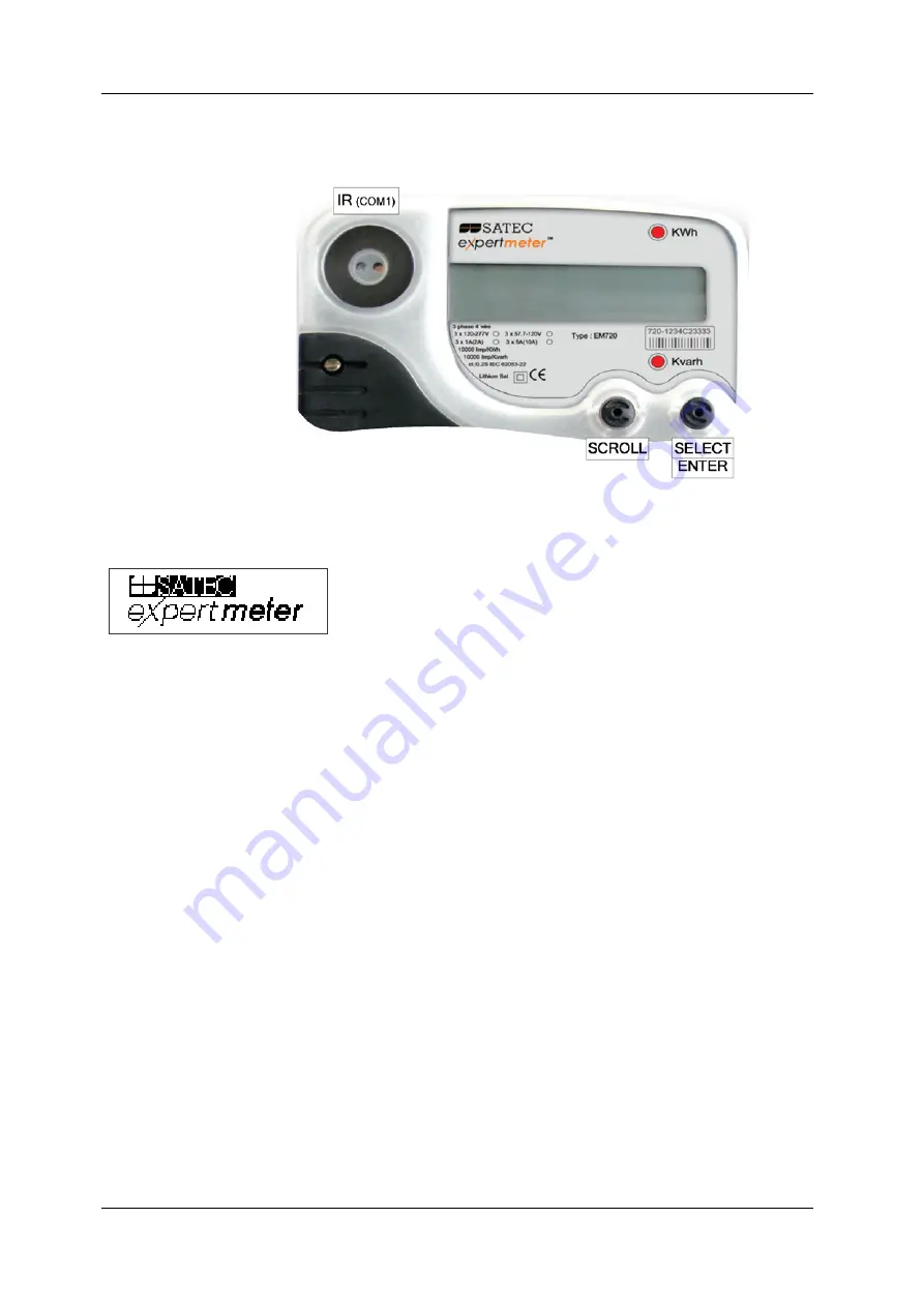 Satec expertmeter EM720 Operation Manual Download Page 30