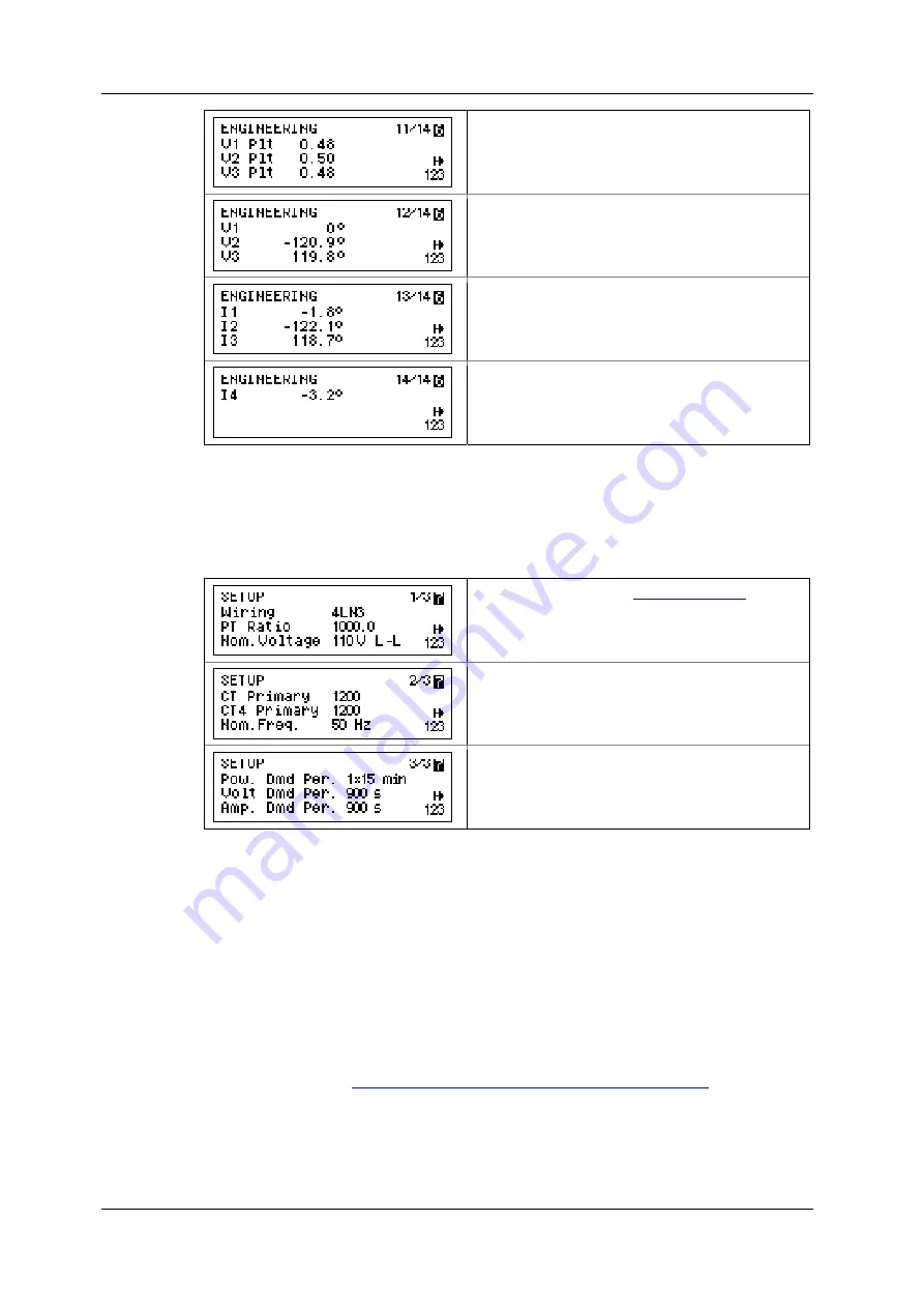 Satec expertmeter EM720 Operation Manual Download Page 42