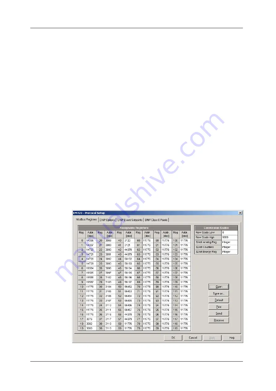 Satec expertmeter EM720 Operation Manual Download Page 120