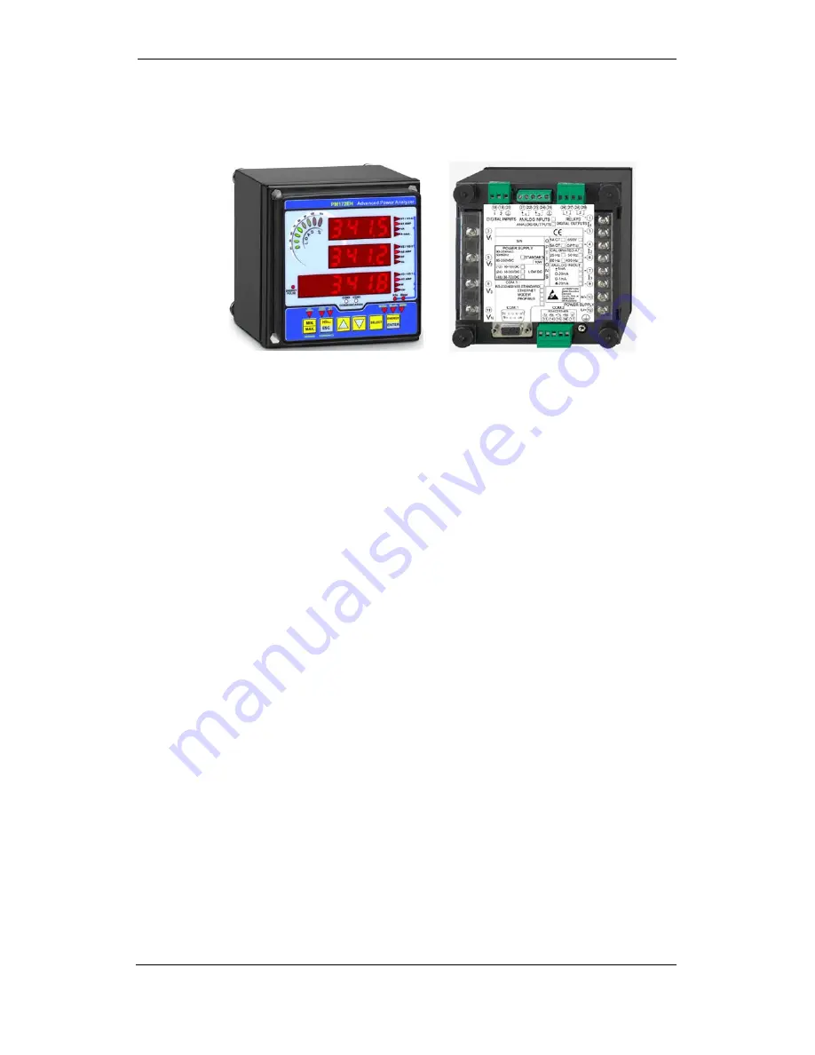 Satec PM172E Скачать руководство пользователя страница 6