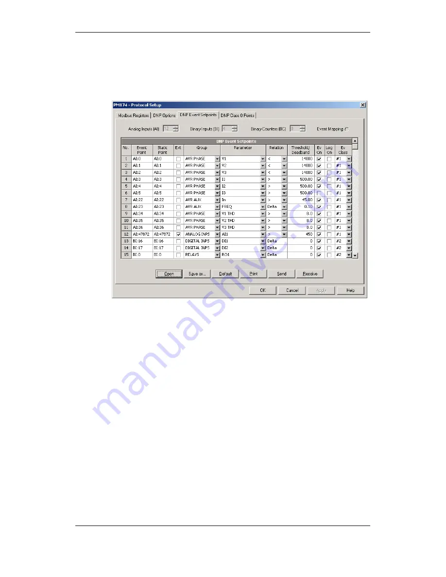 Satec PM172E Installation And Operation Manual Download Page 97