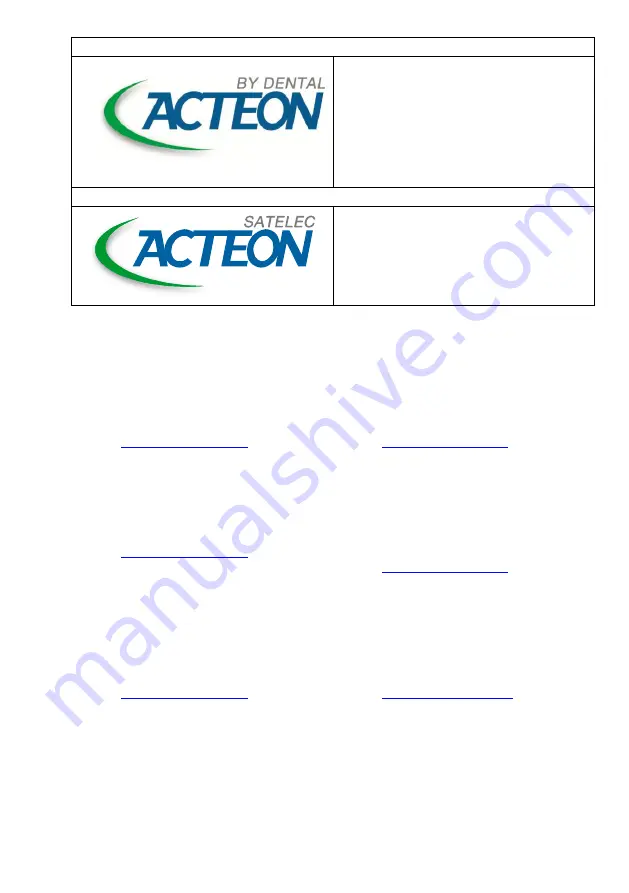 Satelec ACteon i-Surge+ User Manual Download Page 60