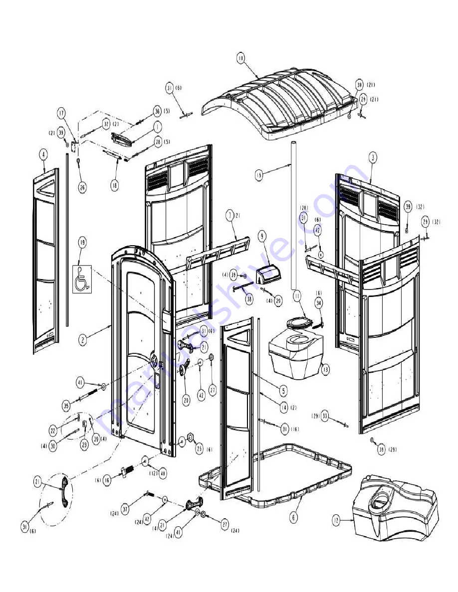 Satellite PolyPortables Freedom 4 Assembly Instructions Manual Download Page 2