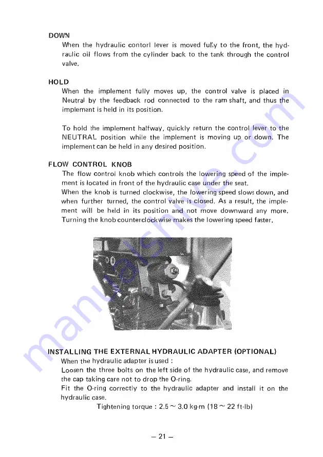 satoh Buck S-470 Instruction Book Download Page 29